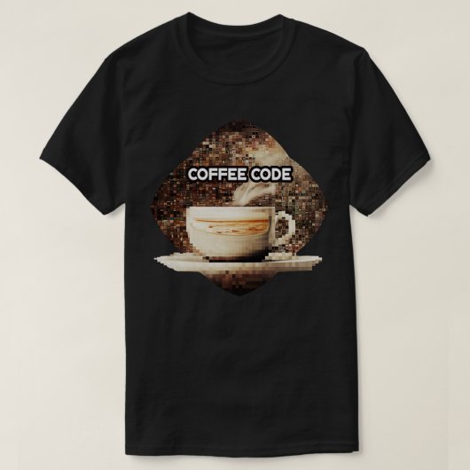 コーヒーコード1 Tシャツ (デザイン正面)