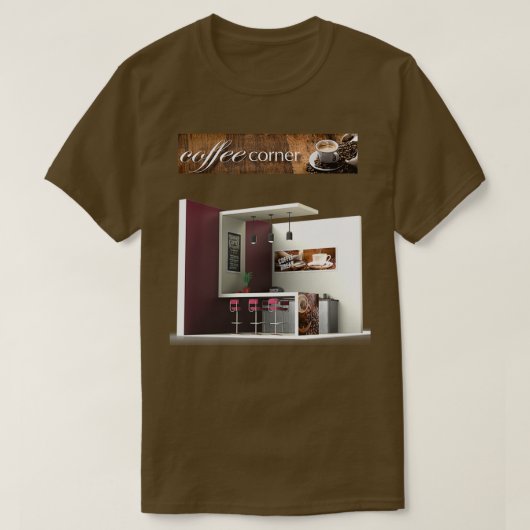 コーヒーコーナー Tシャツ (デザイン正面)
