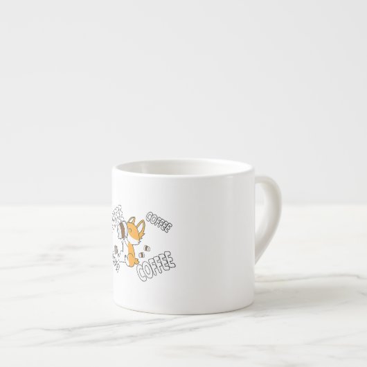 コーヒーコーヒーコーヒーコーヒーコーギプレミアム エスプレッソカップ (正面右)