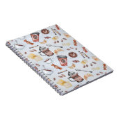 コーヒーコーヒーコーヒーコーヒーコーヒーコーヒーカフェイン ノートブック (右側)