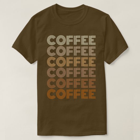 コーヒーコーヒーコーヒーコーヒーコーヒーコーヒーコーヒーコーヒーコーヒーコーヒーヴィンテージ Tシャツ (デザイン正面)