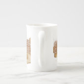 コーヒーコーヒーコーヒーコーヒーコーヒーホワイトマグカップ ボーンチャイナマグカップ (裏面)