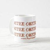 コーヒーコーヒーコーヒーコーヒーコーヒー… コーヒーマグカップ (正面左)