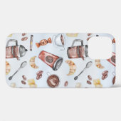 コーヒーコーヒーコーヒー熱 Case-Mate iPhoneケース (裏面 (横))