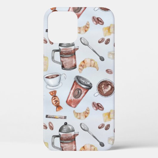 コーヒーコーヒーコーヒー熱 Case-Mate iPhoneケース (裏面)