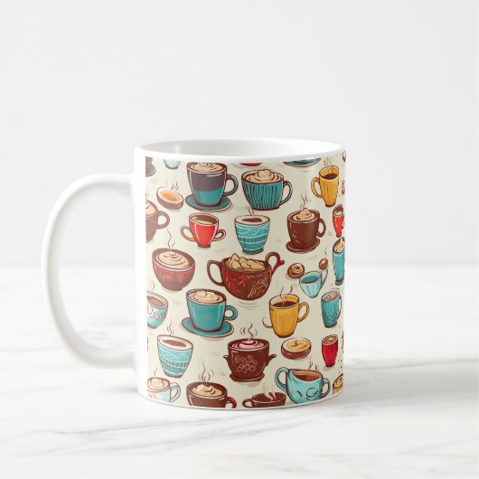 コーヒーコーヒーマグ コーヒーマグカップ (左)