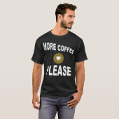 コーヒーコーヒー醸造業者のカリカチュア Tシャツ (正面フル)
