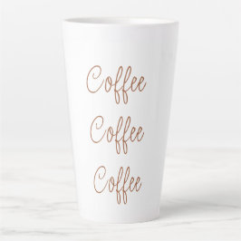 コーヒーコーヒー |スクシンプルリスタイリッシュプト カフェラテマグ