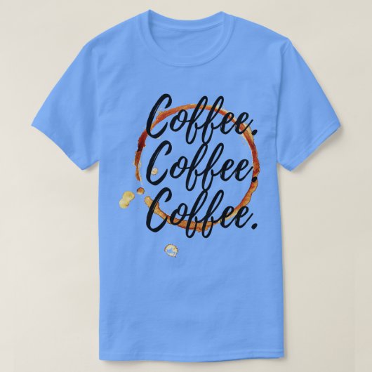 コーヒーコーヒー Tシャツ (デザイン正面)