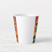 コーヒーサボテンのカウボーイの前後 カフェラテマグ (正面)