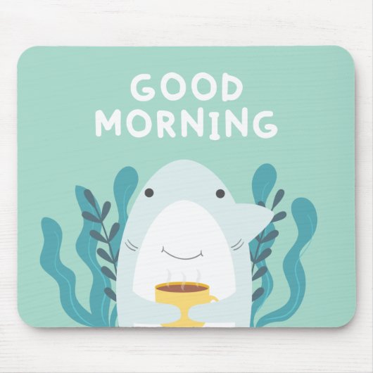 コーヒーシャーク マウスパッド (正面)