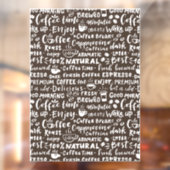 コーヒーショップのウィンドウのデカールモダン、ウィンドウの固定 ウィンドウサイン (シート2)