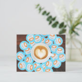 コーヒーショップのポストカード ポストカード (スタンド正面)