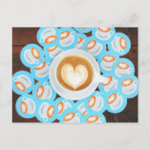 コーヒーショップのポストカード ポストカード (正面)