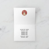 コーヒーショップのメモカード　または　サンキューカード サンキューカード (内部)