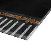 コーヒーショップのラテとデザートで人生が起こる カッティングボード (角)