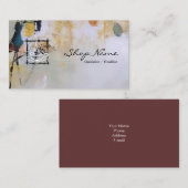 コーヒーショップの名刺 名刺 (正面/裏面)