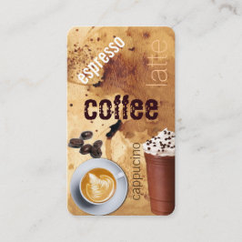 コーヒーショップの名刺 名刺