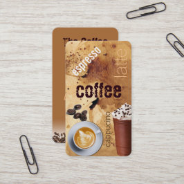コーヒーショップの名刺 名刺