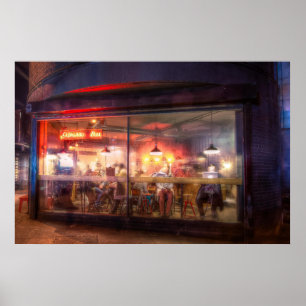 コーヒーショップを蒸し上げる ポスター