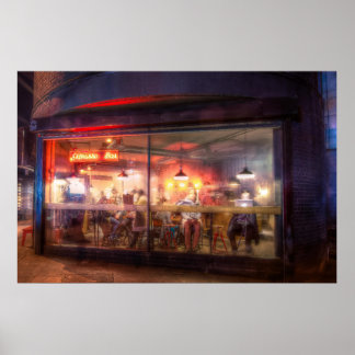 コーヒーショップを蒸し上げる ポスター