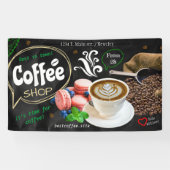 コーヒーショップエスプレッソカフェドリンクモダンドリンク店B 横断幕 (横)