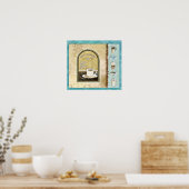 コーヒーショップオープン24時間、オードリー・ジャンヌ・ロバーツ ポスター (キッチン)