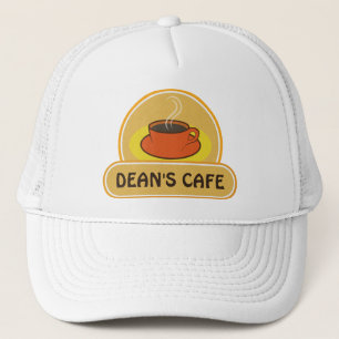 コーヒーショップカップのコーヒーカフェ帽子またはキャップ キャップ