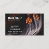 コーヒーショップカフェビジネスカード 名刺 (裏面)