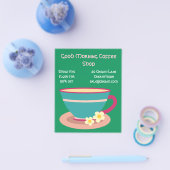 コーヒーショップカフェ広告 チラシ (シングル)