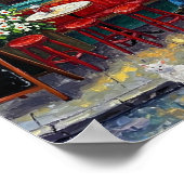 コーヒーショップカフェ ポスター (角)