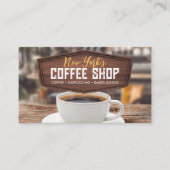 コーヒーショップカフェ 名刺 (正面)