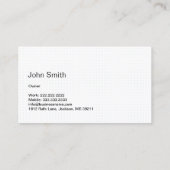 コーヒーショップコーヒーカップカフェミニマル 名刺 (裏面)