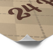 コーヒーショップダイナーポスターサインアート ポスター (角)