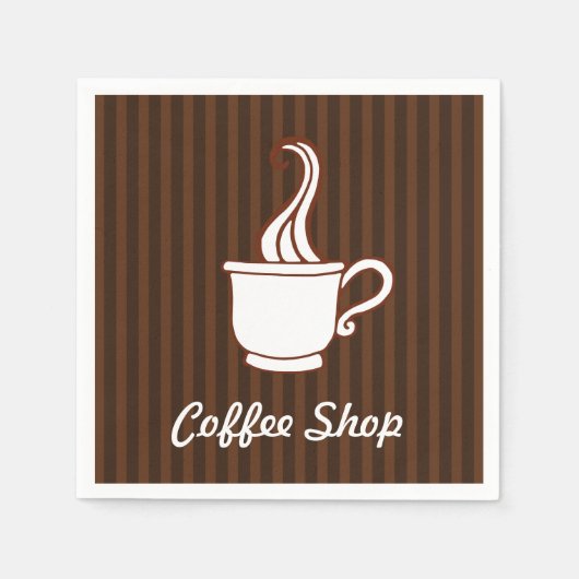 コーヒーショップナプキンス スタンダードカクテルナプキン (正面)