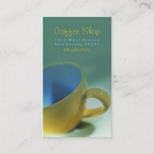 コーヒーショップパンチ名刺 ロイヤリティカード