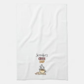 コーヒーショップパーソナライズされたをテーマにしたキッチンタオル キッチンタオル (縦)