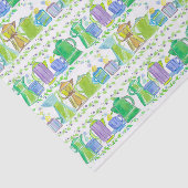 コーヒーショッププレフランスのスカップイラストレーション 薄葉紙 (詳細)