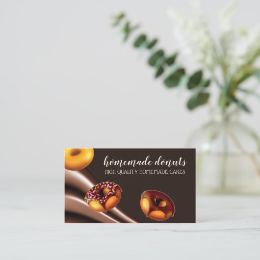コーヒーショップベーカリードーナツ 名刺 (スタンド正面)