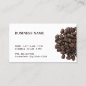 コーヒーショップミニマルロイヤリティパンチ ロイヤリティカード (裏面)