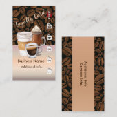 コーヒーショップロイヤリティカード6 ロイヤリティカード (正面/裏面)