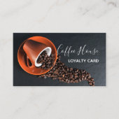 コーヒーショップロイヤリティカード – コーヒーマグ ロイヤリティカード (正面)