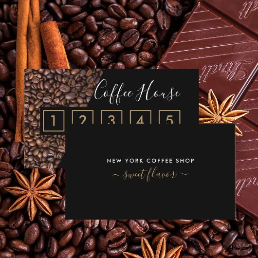 コーヒーショップロイヤリティカード – コーヒー豆 ロイヤリティカード