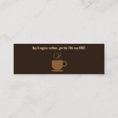 コーヒーショップロイヤリティカード ロイヤリティカード (裏面)