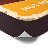 コーヒーショップヴィンテージヴィンテージバナー、カフェテリアと ポスター (角)