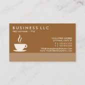 コーヒーショップ報酬プログラム ロイヤリティカード (裏面)