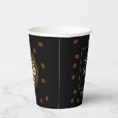 コーヒーショップ行くカフェショップKafteriaビジネスロゴ 紙コップ (右)