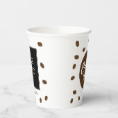 コーヒーショップ行くカフェショップKafteriaビジネスロゴ 紙コップ (左)