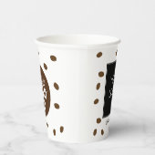 コーヒーショップ行くカフェショップKafteriaビジネスロゴ 紙コップ (右)