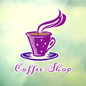 コーヒーショップ ウィンドウサイン (シート3)